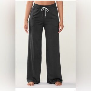 Vuori Black Wide Leg Pants